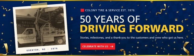 colony tire & service, home