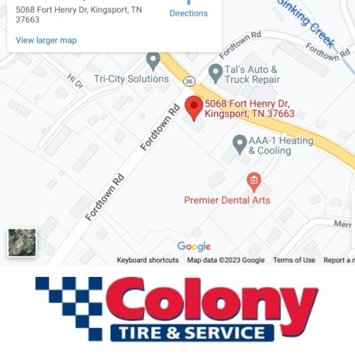colony tire & service, kingsport